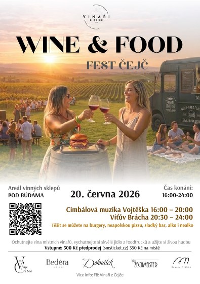Plakát události Wine & Food fest Čejč