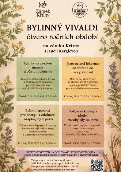 Plakát události Podzimní kořeny a plody: zásoby síly na zimu