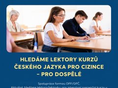 CPIC Příbram nabízí práci na pozici Lektor kurzů českého jazyka pro cizince v obci Hořovice