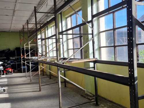 Paletový regál 5 polí / 2 patra – délka 9,8 m