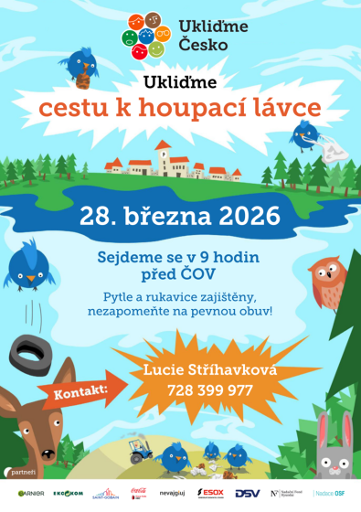 Plakát události Ukliďme Česko Dobřany