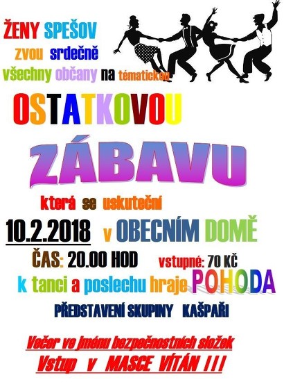 Plakát události Ostatková zábava