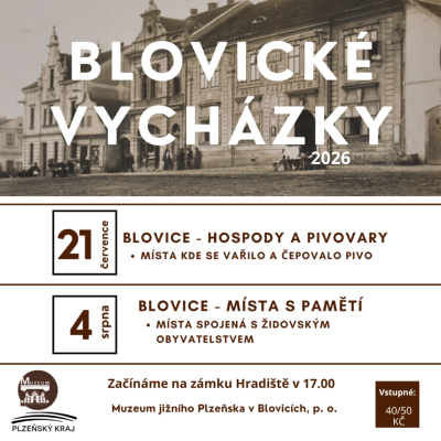 Plakát události Blovické vycházky