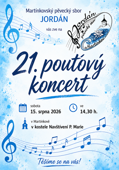 Plakát události 21. pouťový koncert