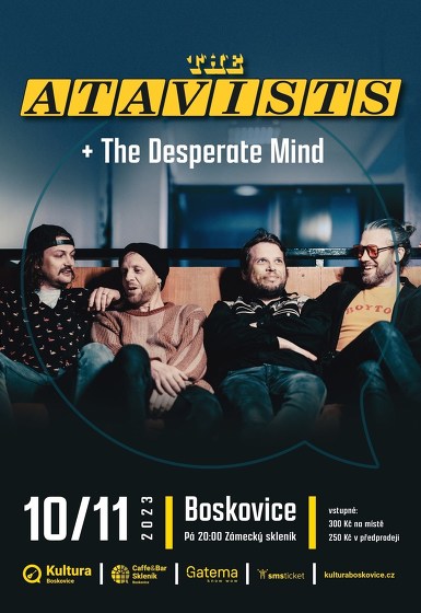 Plakát události The Atavists + The Desperate Mind