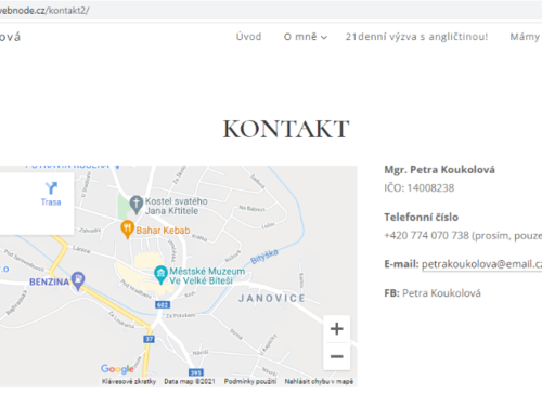 Petra Koukolová - výuka angličtiny a jazykový koučink