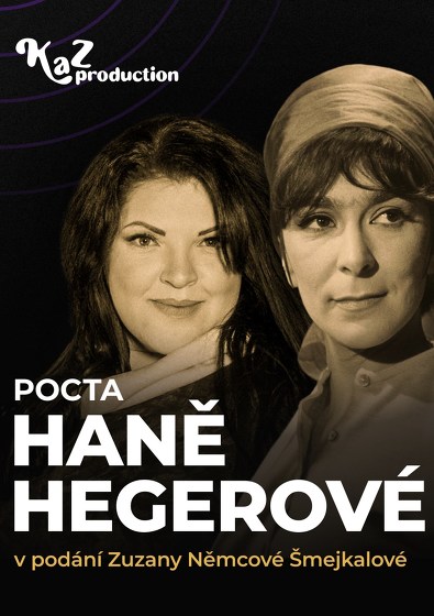 Plakát události Pocta Haně Hegerové na řece Vltavě