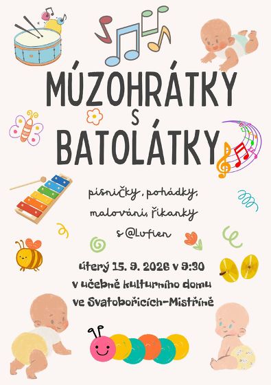 Plakát události Múzohrátky s batolátky