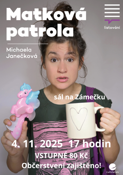 Plakát události Listování - scénické čtení