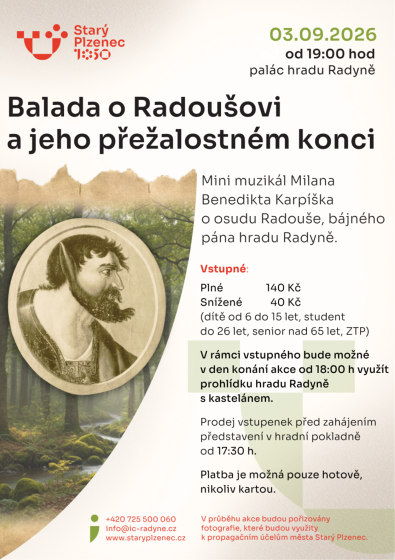 Plakát události Balada o Radoušovi a jeho přežalostném konci
