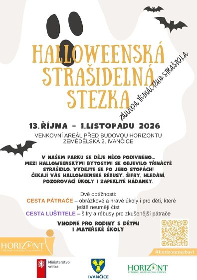 Plakát události Halloweenská strašidelná stezka