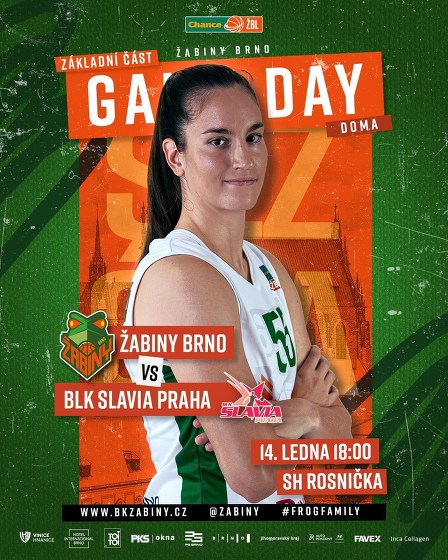 Plakát události Chance ŽBL: Žabiny Brno - BLK Slavia Praha