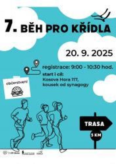 Plakát události Běh pro Křídla