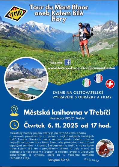 Plakát události Francouzský klub / Tour du Mont Blanc / Jan Mráz
