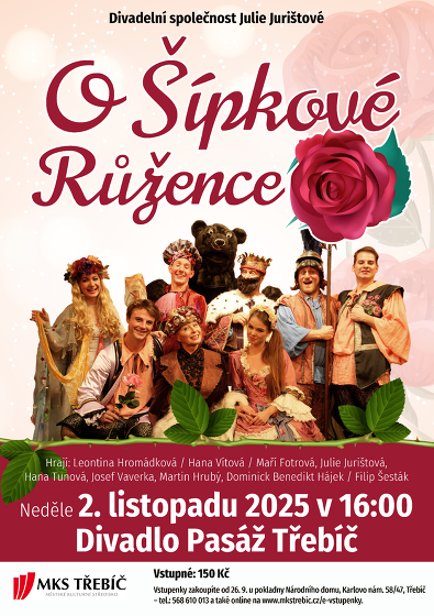 Plakát události O šípkové Růžence