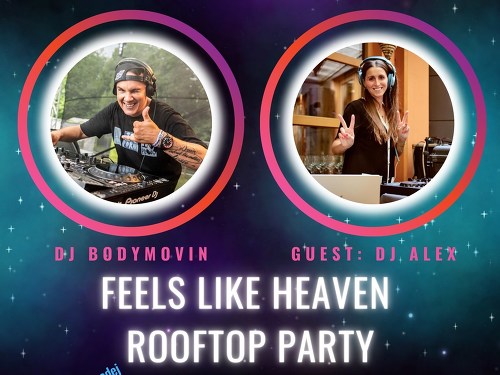 Plakát události Feels like heaven ROOFTOP PARTY
