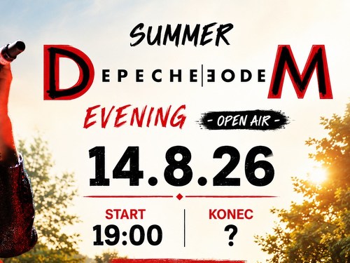 Plakát události summer DEPECHE MODE evening / pod širým nebem