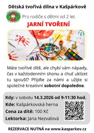 Plakát události Dětská tvořivá dílna - jarní