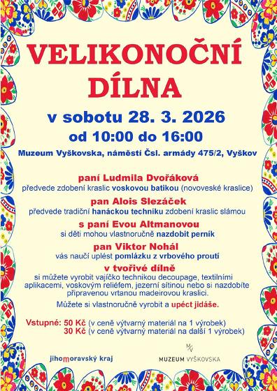 Plakát události Velikonoční dílna