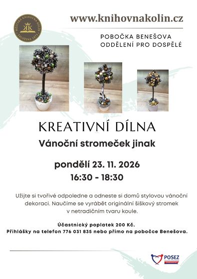 Plakát události Vánoční stromeček jinak