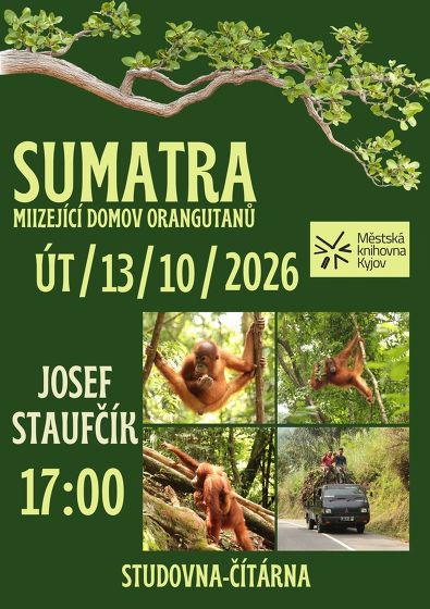 Plakát události Sumatra: mizející domov orangutanů