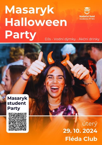 Plakát události Masaryk Halloween Party
