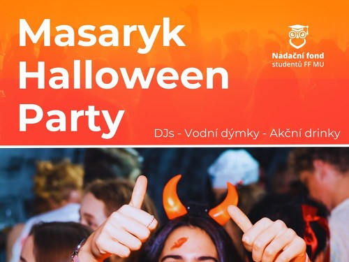 Plakát události Masaryk Halloween Party