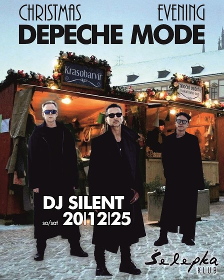 Plakát události Christmas Depeche mode evening