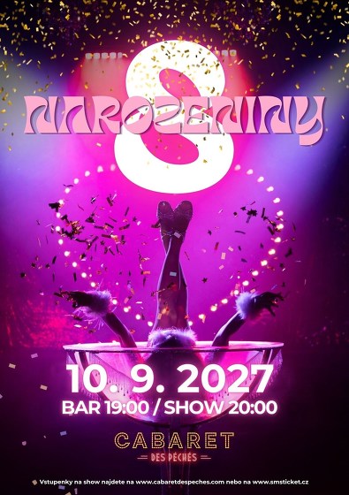 Plakát události 8. Cabaretní narozeniny