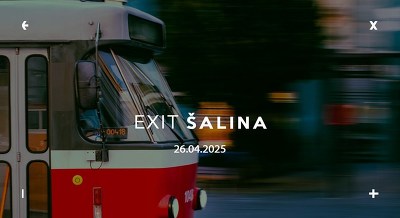 Plakát události EXIT Šalina