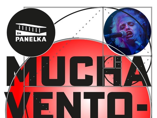 Plakát události Mucha & Ventolin na Panelce!