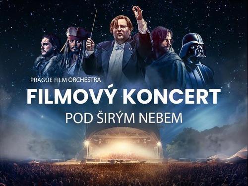 Plakát události Koncert filmové hudby pod širým nebem