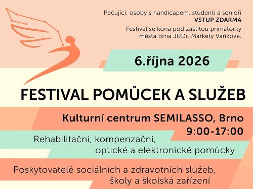 Plakát události Festival pomůcek a služeb 2026 Brno