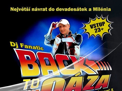 Plakát události Back to the Oáza - sraz fanoušků diskotéky Oáza