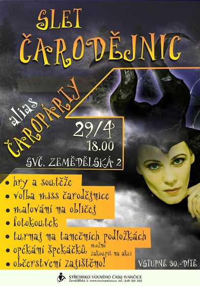 Plakát události Slet čarodějnic alias Čaropárty