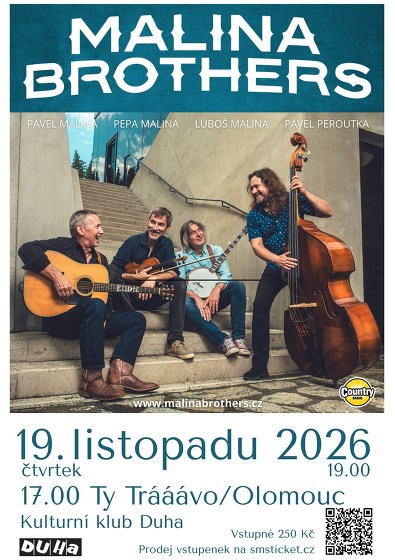 Plakát události Malina Brothers & Ty Trááávo