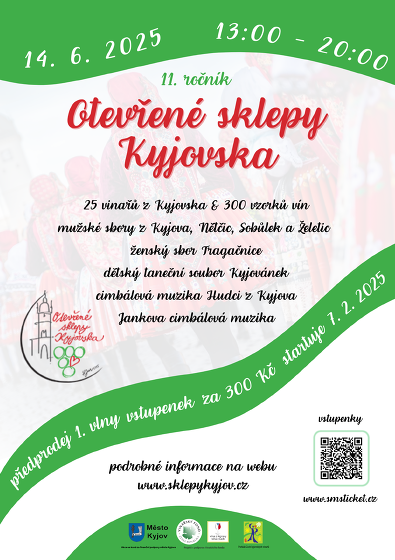 Plakát události Otevřené sklepy Kyjovska 2025 - 11. ročník