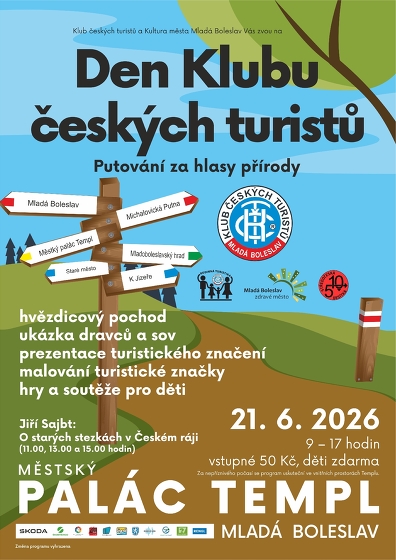 Plakát události Den Klubu českých turistů v Templu