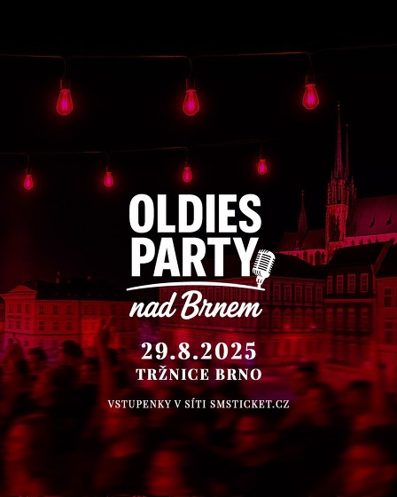 Plakát události Oldies party nad Brnem