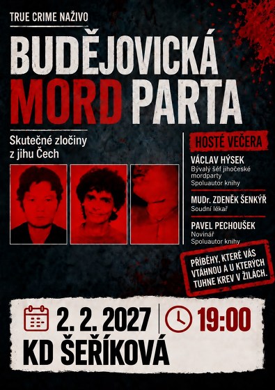 Plakát události Budějovická mordparta v Plzni
