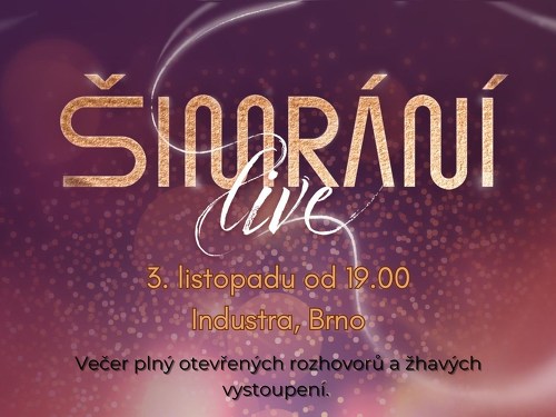Plakát události Šimrání live Brno