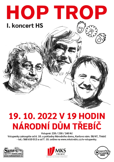 Plakát události Hop Trop - koncert HS
