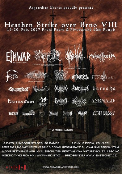Plakát události Heathen Strike over Brno VIII