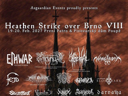Plakát události Heathen Strike over Brno VIII