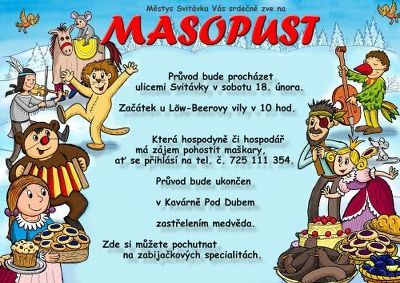 Plakát události Masopust