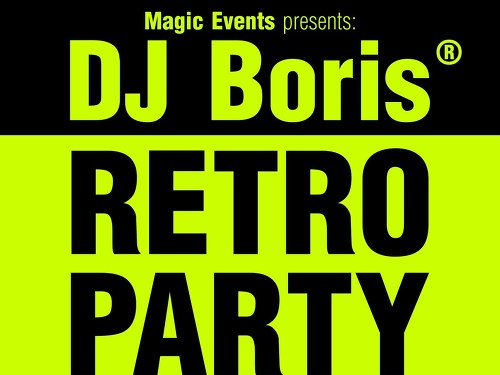 Plakát události DJ Boris RETRO PARTY 18+ - Rosice
