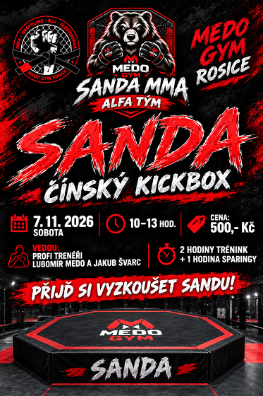 Plakát události Seminář Sanda Čínský Kickbox