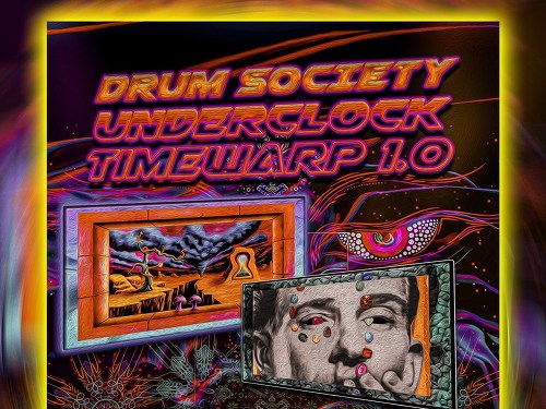 Plakát události Drum Society I UNDERCLOCK I X.MORPH I Kolín