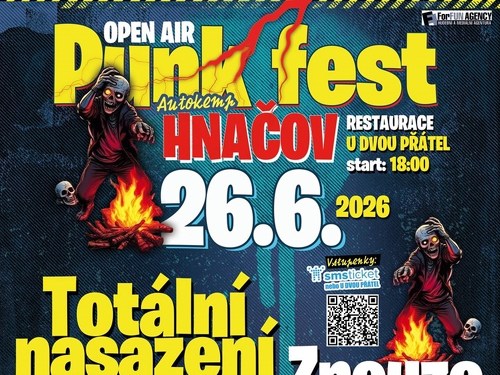 Plakát události Punk fest Hnačov