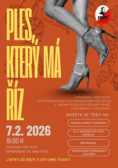 Plakát události Ples, který má říz